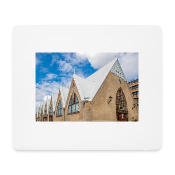Feskekörka Fischmarkt Göteborg Stadt (Göteborg) - Mousepad (Querformat) - Weiß - Vorne