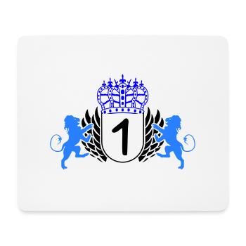 wappen 1 - Mousepad (Querformat) - Weiß - Vorne