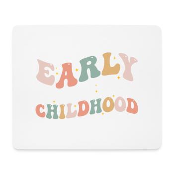 Early Childhood Dream Team Daycare Educator Crew - Mouse Pad (horizontal) - white - Front