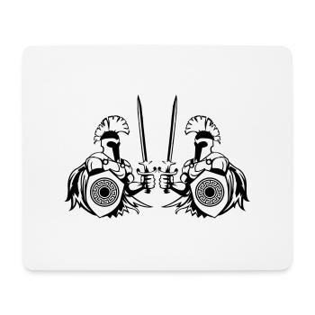 spartans - Mousepad (Querformat) - Weiß - Vorne