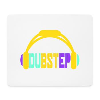 Dub Step Techno Music Party Club Casque d’écoute - Tapis de souris (format paysage) - blanc - Devant