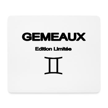 GEMEAUX signe astro édition limitée - Tapis de souris (format paysage) - blanc - Devant