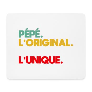 Opa Das Original Das Echte Das Einzigartige Geschenk - Mousepad (Querformat) - Weiß - Vorne