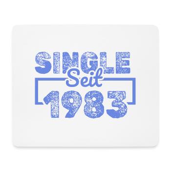 Single 1983 - Mousepad (Querformat) - Weiß - Vorne