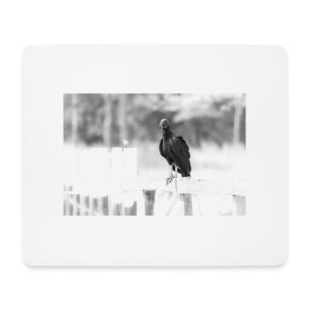 le vautour - Tapis de souris (format paysage) - blanc - Devant
