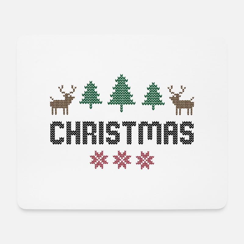 Weihnachten - Mousepad (Querformat) - Weiß