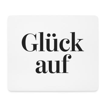 Glück Auf Erzgebirge - Schlägel und Eisen - Mousepad (Querformat) - Weiß - Vorne