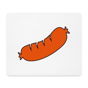 Bratwurst - Mousepad (Querformat) - Weiß - Vorne