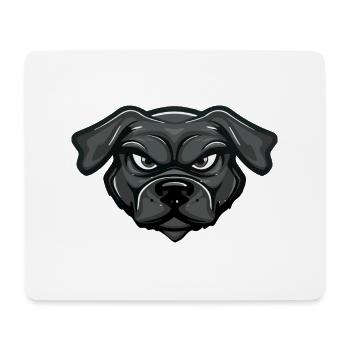 hund comic kopf - Mousepad (Querformat) - Weiß - Vorne