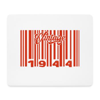 Vintage 1944 Born In 1944 881 Years Bar Code Annivers - Mouse Pad (horizontal) - white - Front