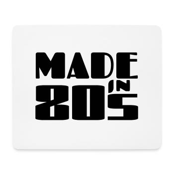 Made in 80s - Mouse Pad (horizontal) - white - Front