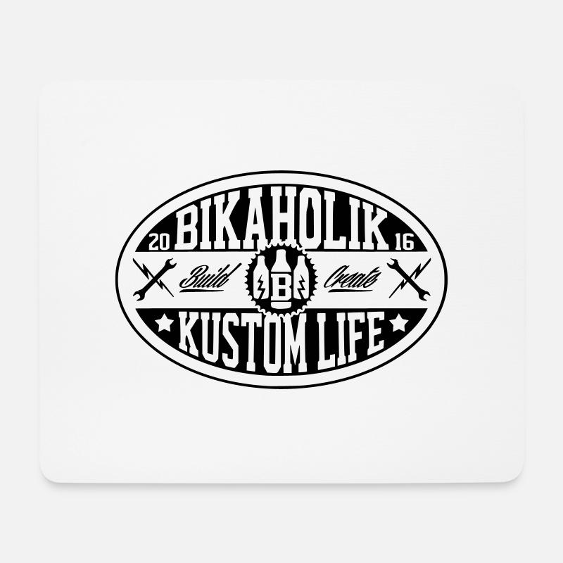 Kustom Life - Mousepad (Querformat) - Weiß