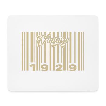 Jahrgang 1929 Barcode 1929: Jahr 2025. - Mousepad (Querformat) - Weiß - Vorne