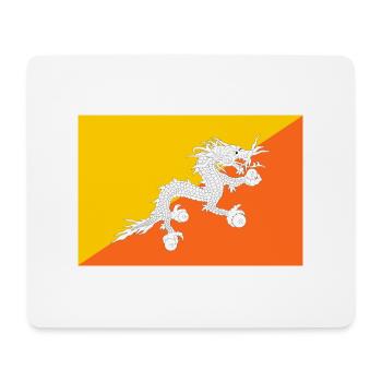 Bhoutan - Tapis de souris (format paysage) - blanc - Devant