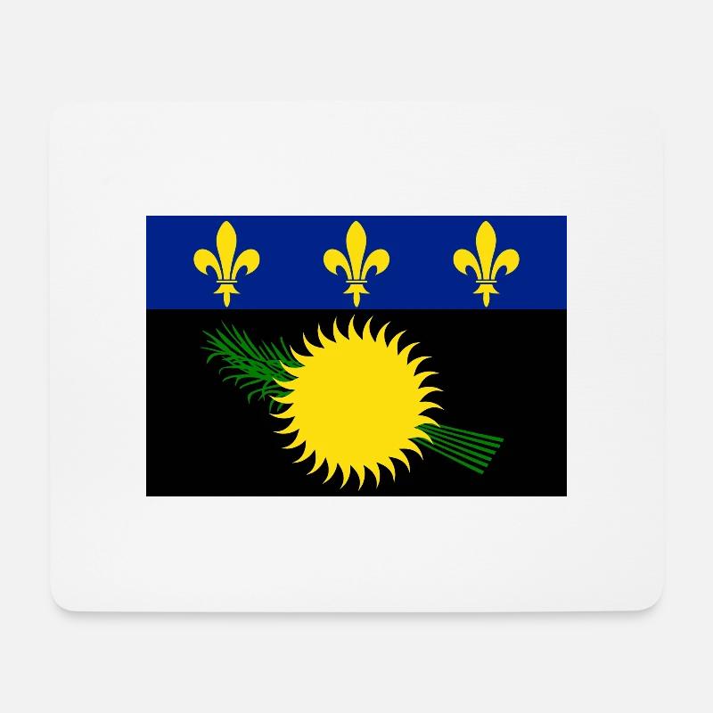 Guadeloupe - Mousepad (Querformat) - Weiß