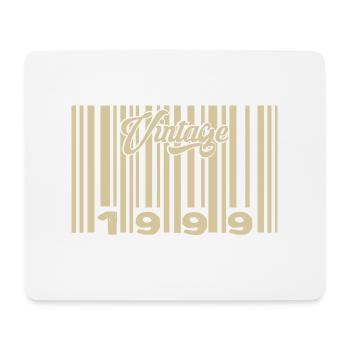 vintage 1999 Code barre 1999: Année 2025. - Tapis de souris (format paysage) - blanc - Devant