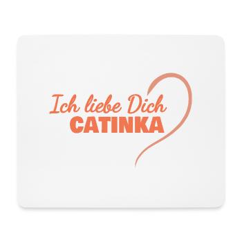 Catinka dans le rôle de LoveYou - Tapis de souris (format paysage) - blanc - Devant