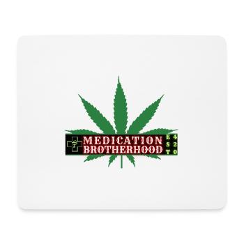 MEDIKAMENTEN-BRUDERSCHAFT - Mousepad (Querformat) - Weiß - Vorne