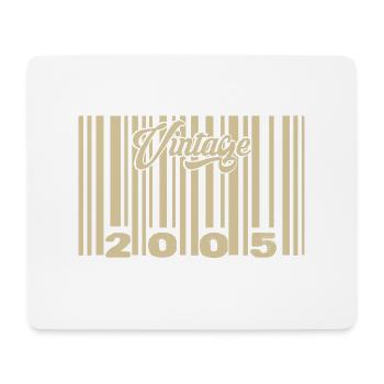 Jahrgang 2005 Barcode 2005: Jahr 2025. - Mousepad (Querformat) - Weiß - Vorne