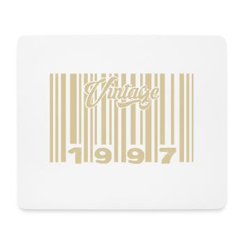 Jahrgang 1997 Barcode 1997: Jahr 2025. - Mousepad (Querformat) - Weiß - Vorne