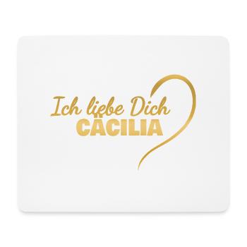 LoveYou, Cäcilia - Tapis de souris (format paysage) - blanc - Devant