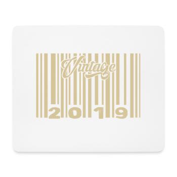Jahrgang 2019 Barcode 2019: Jahr 2025. - Mousepad (Querformat) - Weiß - Vorne