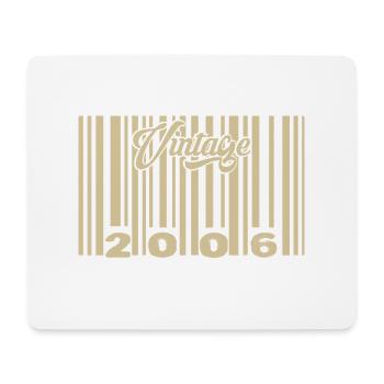 Jahrgang 2006 Barcode 2006: Jahr 2025. - Mousepad (Querformat) - Weiß - Vorne