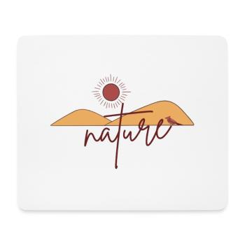 Nature - Tapis de souris (format paysage) - blanc - Devant