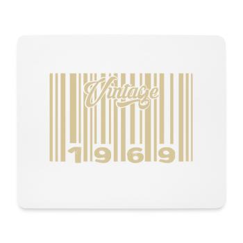 Jahrgang 1969 Barcode 1969: Jahr 2025. - Mousepad (Querformat) - Weiß - Vorne