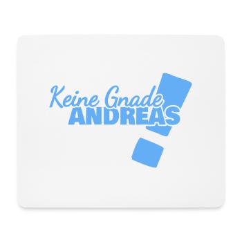 Andreas als Lustig - Mousepad (Querformat) - Weiß - Vorne