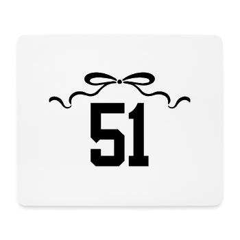 Ausgabe 51 Knot - 51. Jahrestag - Mousepad (Querformat) - Weiß - Vorne