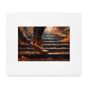 Night on the Stairs - AI - Mouse Pad (horizontal) - white - Front