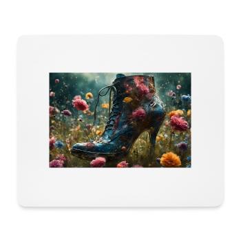 Denim Blue in the Summer Meadow 1 - KI - Mouse Pad (horizontal) - white - Front
