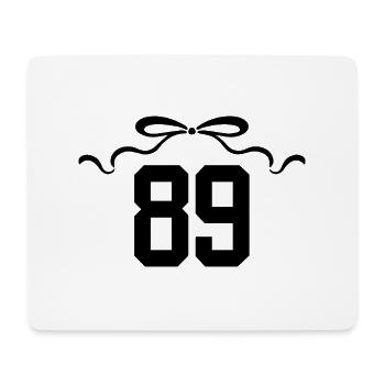 Nummer 89 Knoten - 89. Jahrestag - Mousepad (Querformat) - Weiß - Vorne