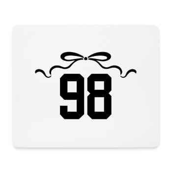 Nummer 98 Knoten - 98. Jahrestag - Mousepad (Querformat) - Weiß - Vorne