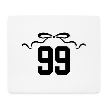 Number 99 Knot - 99th Anniversary - Mouse Pad (horizontal) - white - Front