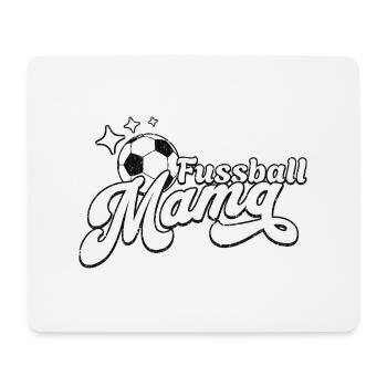 Fussball Mama für Mütter auf dem Fußballplatz - Mousepad (Querformat) - Weiß - Vorne