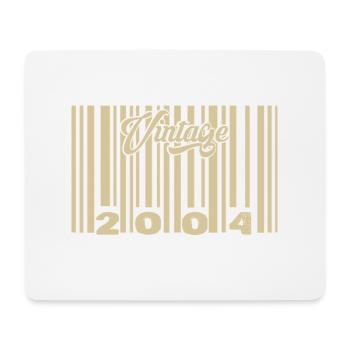 Jahrgang 2004 Barcode 2004: Jahr 2025. - Mousepad (Querformat) - Weiß - Vorne