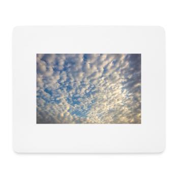 mer de nuages - Tapis de souris (format paysage) - blanc - Devant