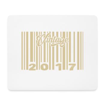 Jahrgang 2017 Barcode 2017: Jahr 2025. - Mousepad (Querformat) - Weiß - Vorne