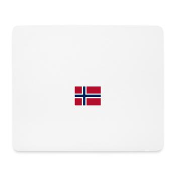 Bergen - Norway - Coordinates - Flag - Mouse Pad (horizontal) - white - Front