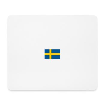 Uppsala - Sweden - Sverige - Flag Coordinates - Mouse Pad (horizontal) - white - Front