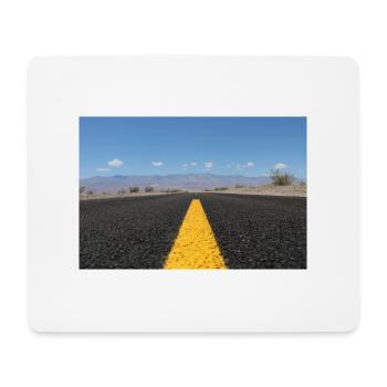 Road , Road Trip, Timeless, j - Mouse Pad (horizontal) - white - Front