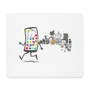 Neuzeit - Mousepad (Querformat) - Weiß - Vorne