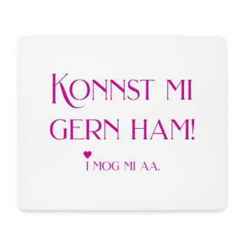 I mog mi - Selbstliebe ist jetzt pink - Mousepad (Querformat) - Weiß - Vorne