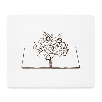Writing strengthens - Mouse Pad (horizontal) - white - Front