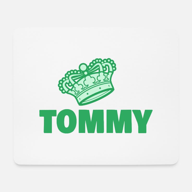 First name Tommy - Mouse Pad (horizontal) - white