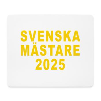 Schwedischer Meister 2025 - Mousepad (Querformat) - Weiß - Vorne