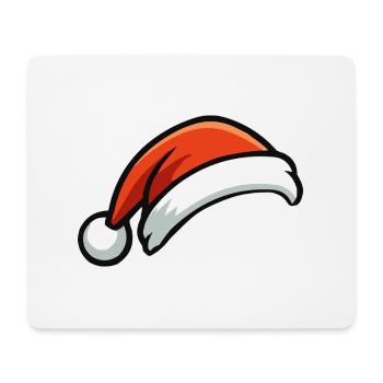 Festive Christmas Hat Cartoon - Mouse Pad (horizontal) - white - Front