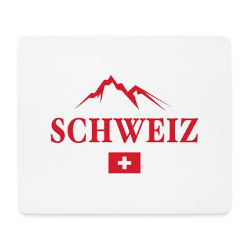 Schweiz Berge Berg Wandern - Mousepad (Querformat) - Weiß - Vorne